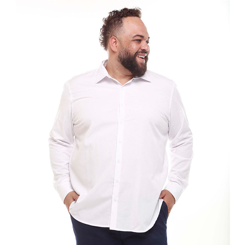 camisa social extra grande