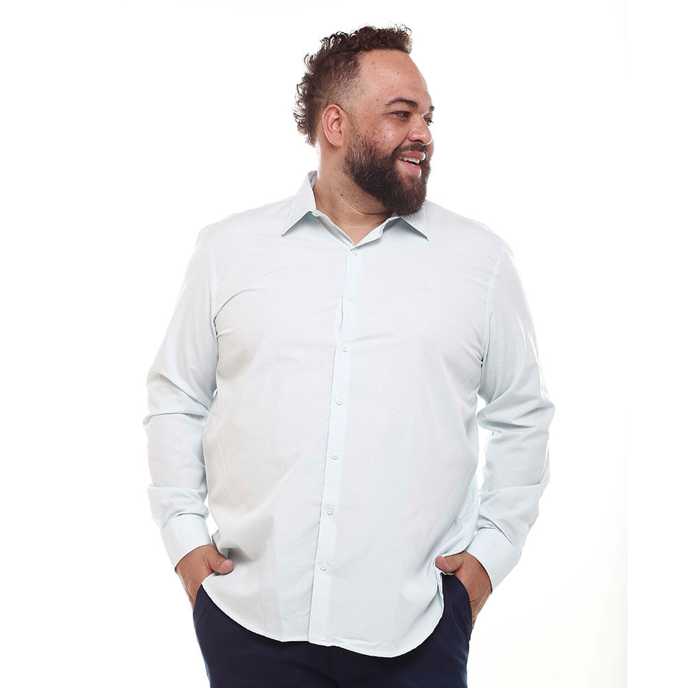 camisa social extra grande