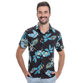 Camisa-Manga-Curta-Slim-Fit-Folhagem-Remo-Fenut-0