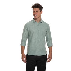 Camisa-Social-Manga-Longa-Slim-Fit-Linen-Cotton-Mescla-Misto-Remo-Fenut