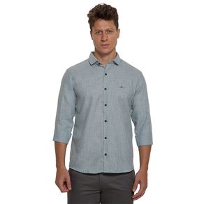 Camisa-Social-Manga-Longa-Slim-Fit-Linen-Cotton-Mescla-Misto-Remo-Fenut