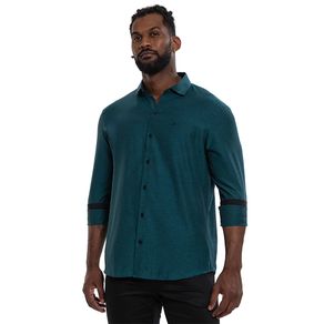 Camisa-Social-Manga-Longa-Doppio-Mescla-Misto-Remo-Fenut