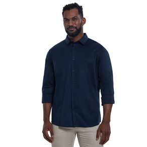 Camisa-Social-Manga-Longa-Regular-Liso-Elastano-Remo-Fenut